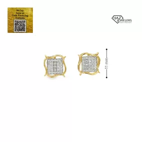 10K Gold 0.15 CTW Diamond Earrings