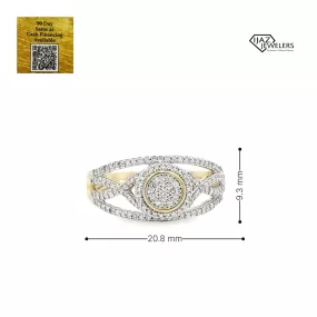 10K Gold 0.33 CTW Diamond Ladies Ring