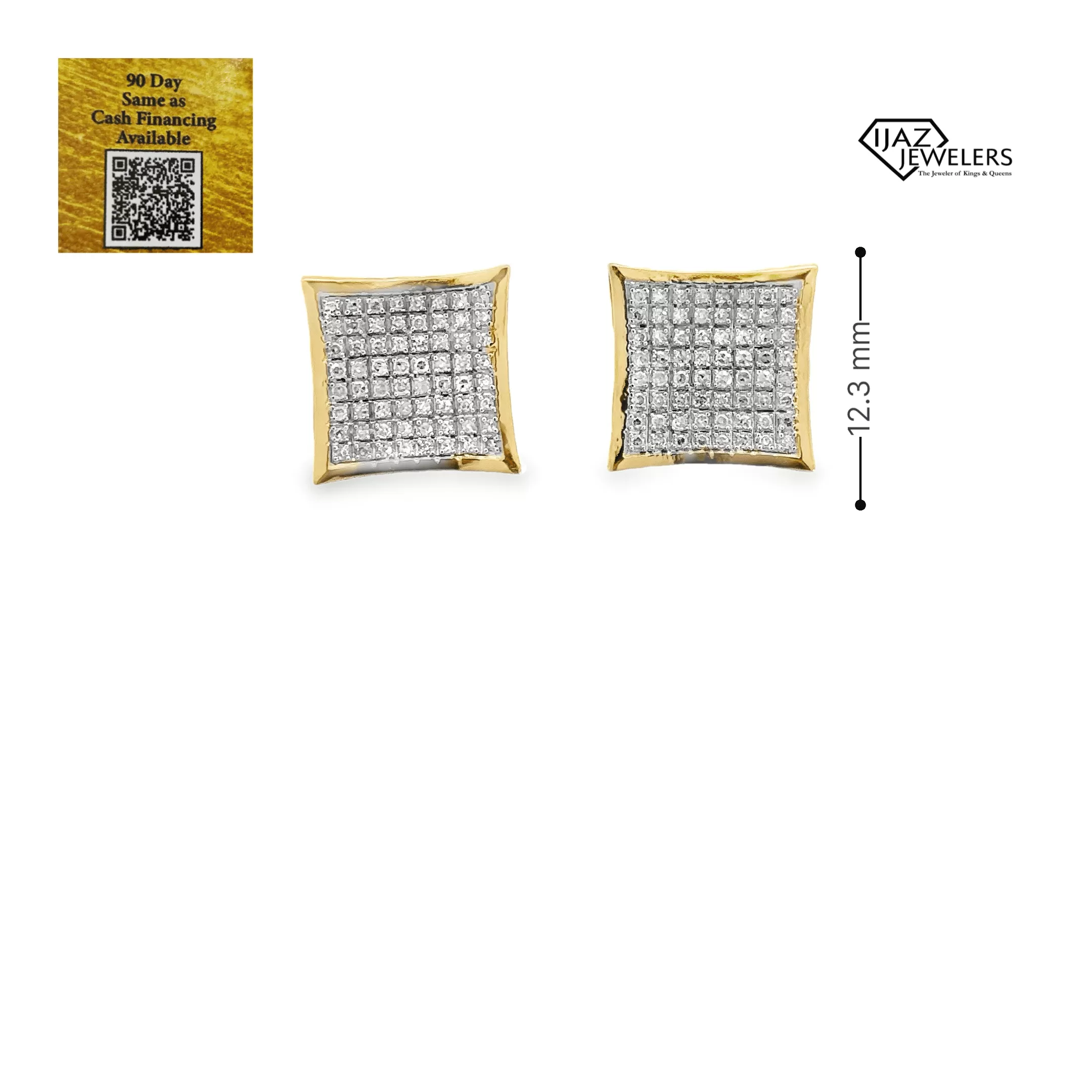 10K Gold 0.50 CTW Diamond Earrings