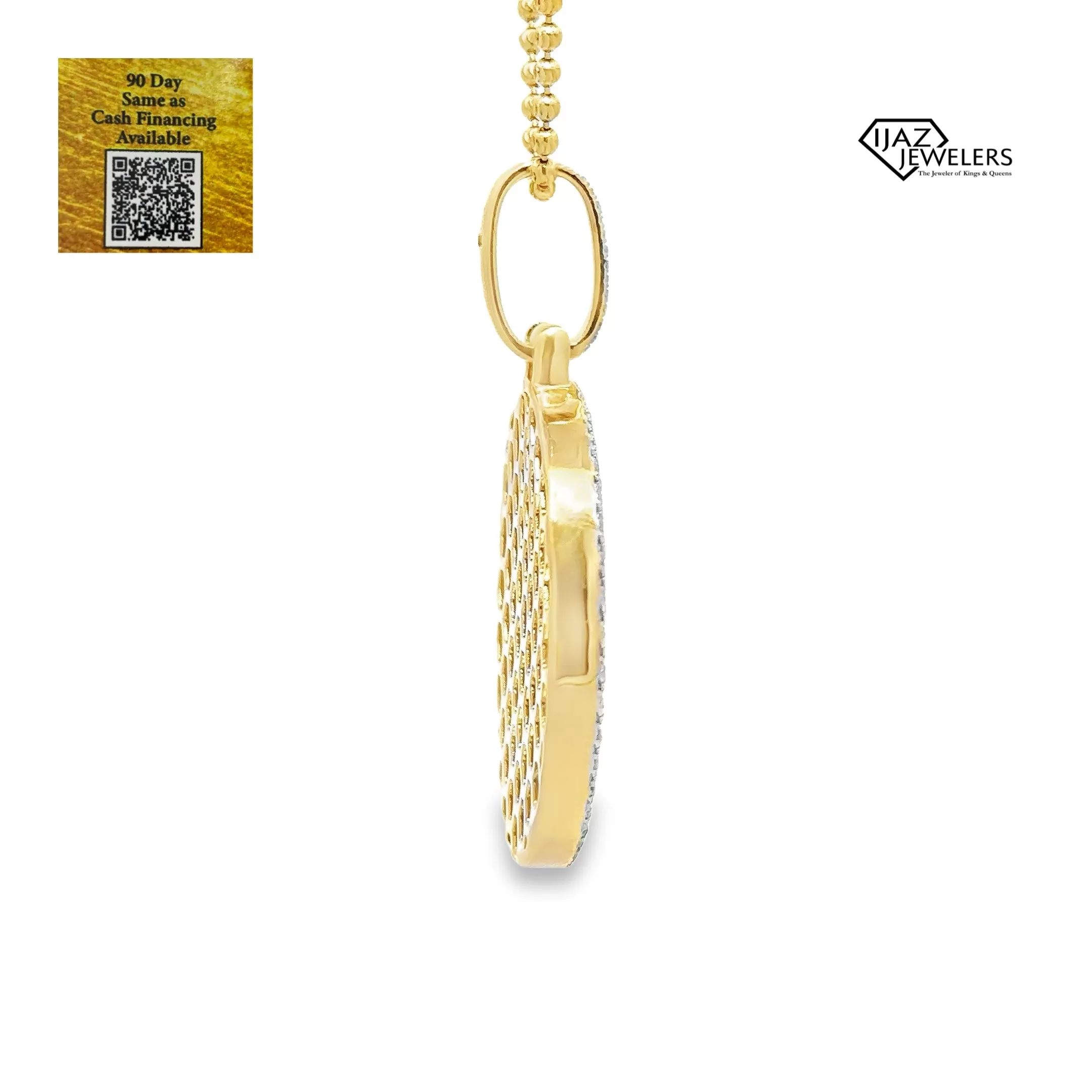 10K Gold 0.66 CTW Diamond Picture Charm