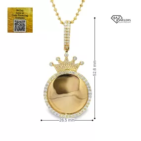 10K Gold 1.49 CTW Diamond Picture Charm