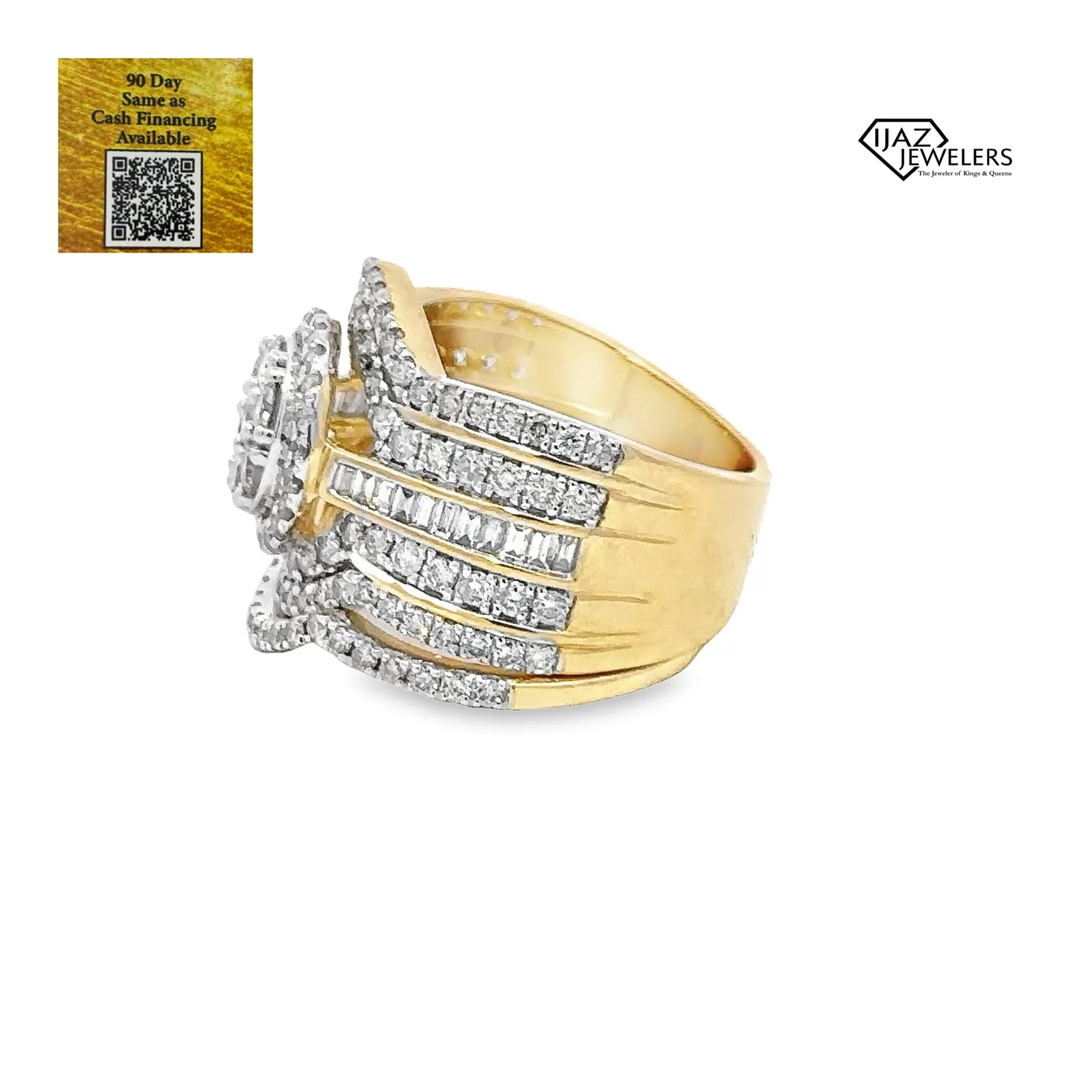 10K Gold 2.73 CTW Diamond Ladies Wedding Set