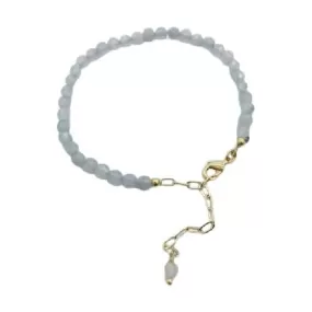 14K Gold Filled Aquamarine Boho Bracelet