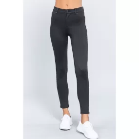 5-pockets Shape Skinny Ponte Mid-rise Pants