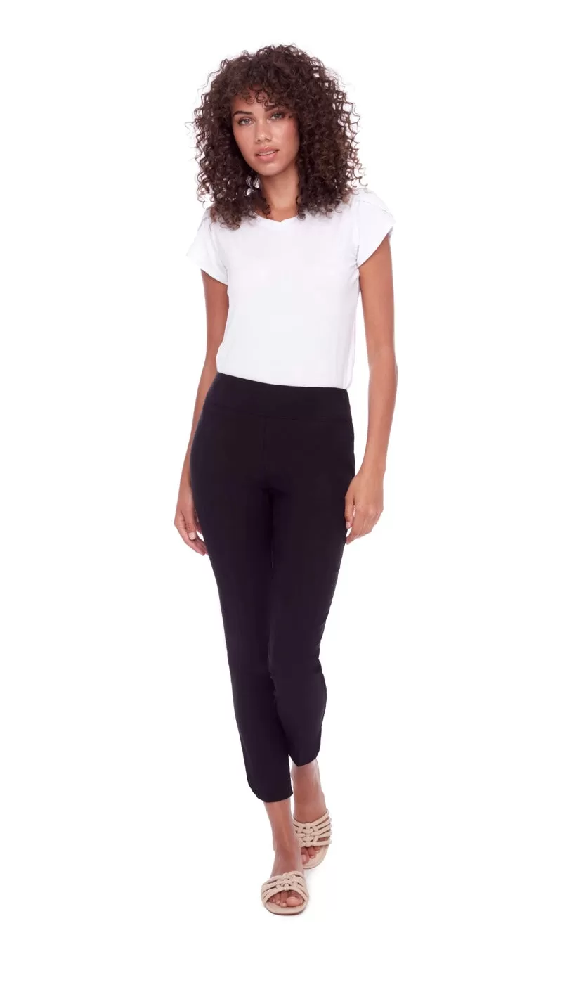 65027A Black Slim Ankle Pant