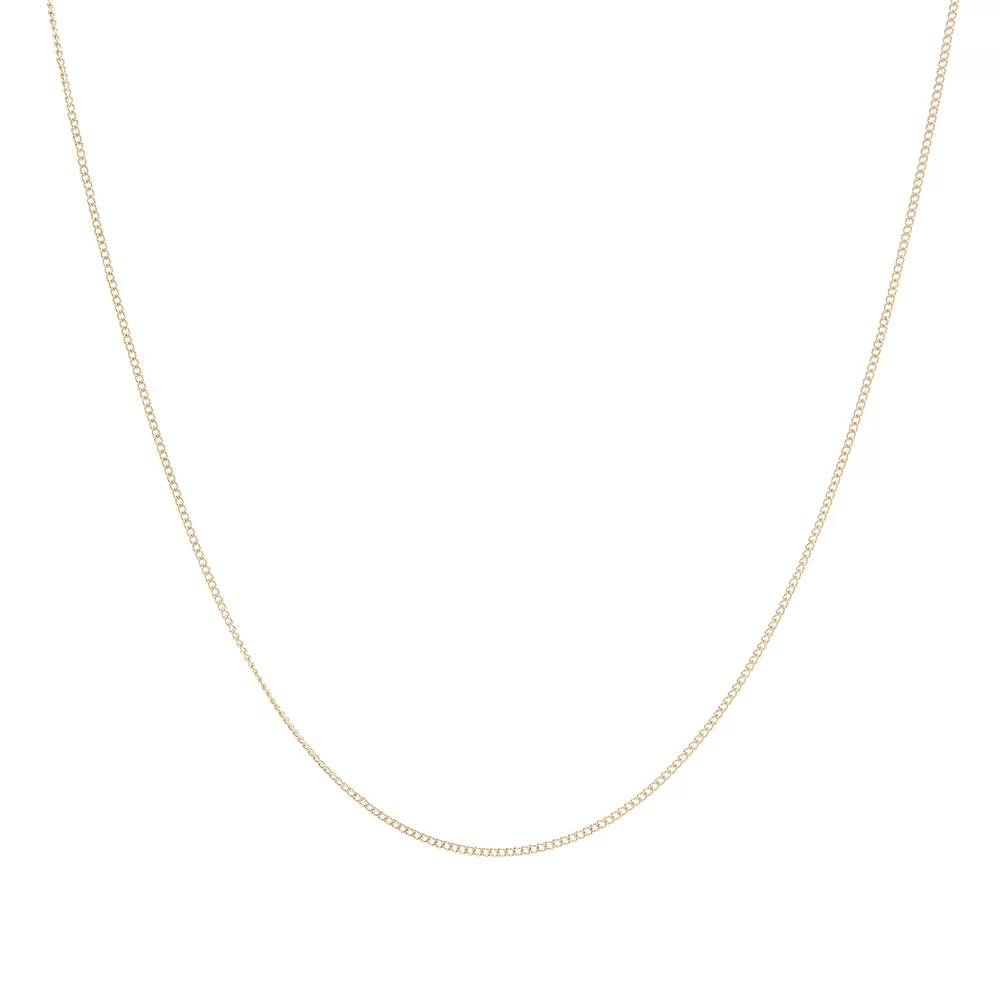 9ct Gold Curb Chain Necklace