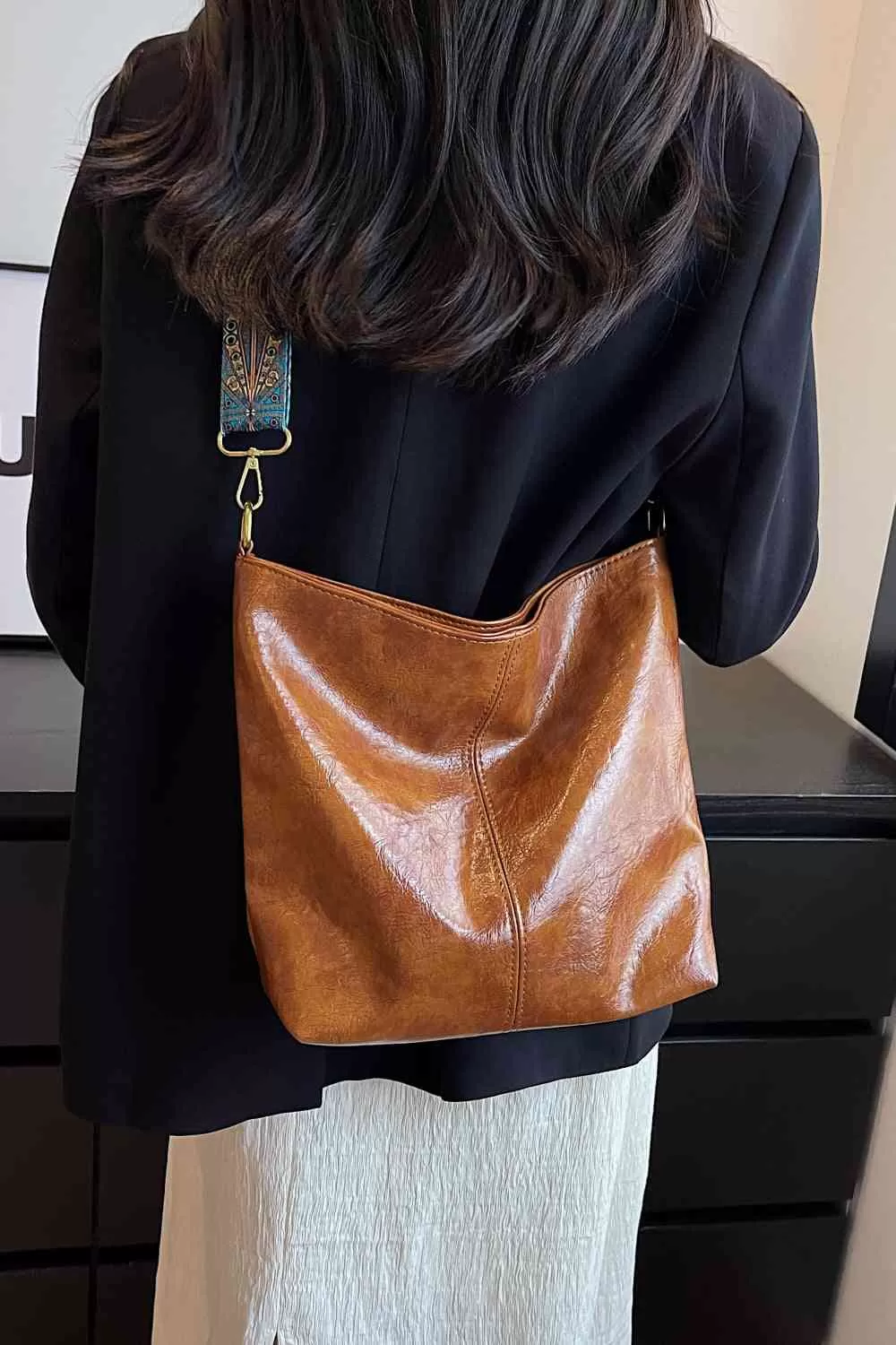 Adored PU Leather Shoulder Bag