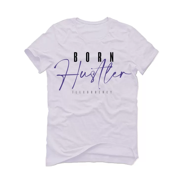 AIR JORDAN 3 "DARK IRIS" White T-Shirt (Born Hustler)