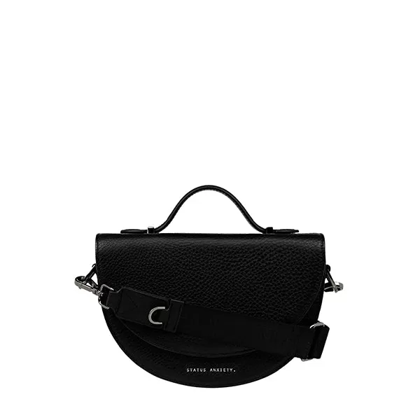 All Nighter Bag with Webbed Strap - Black