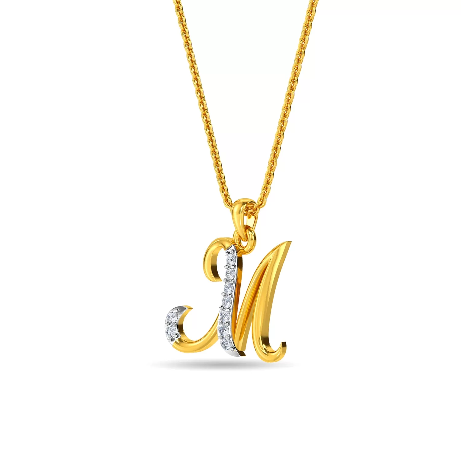 Alphabet M Pendant