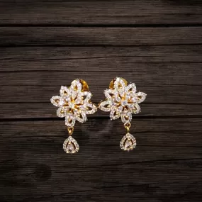 American Diamond Stud Earrings By Asp Fashion Jewellery