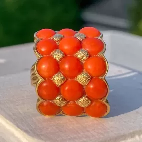 Antique Coral Ring