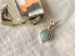 Aquamarine Ari Dot Pendant