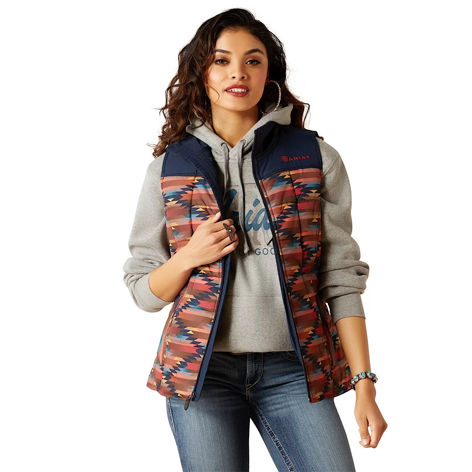 Ariat Womens Crius Insulated Vest Mirage Print