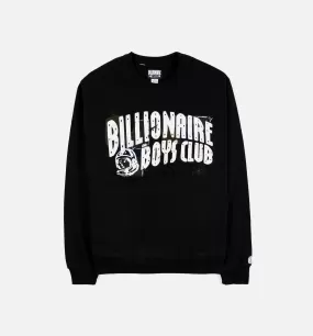 BB Arch Logo Mens Crewneck - Black/White