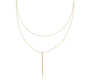 Beaded Chain Choker Lariat