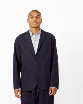 Blazer in Seersucker Midnight