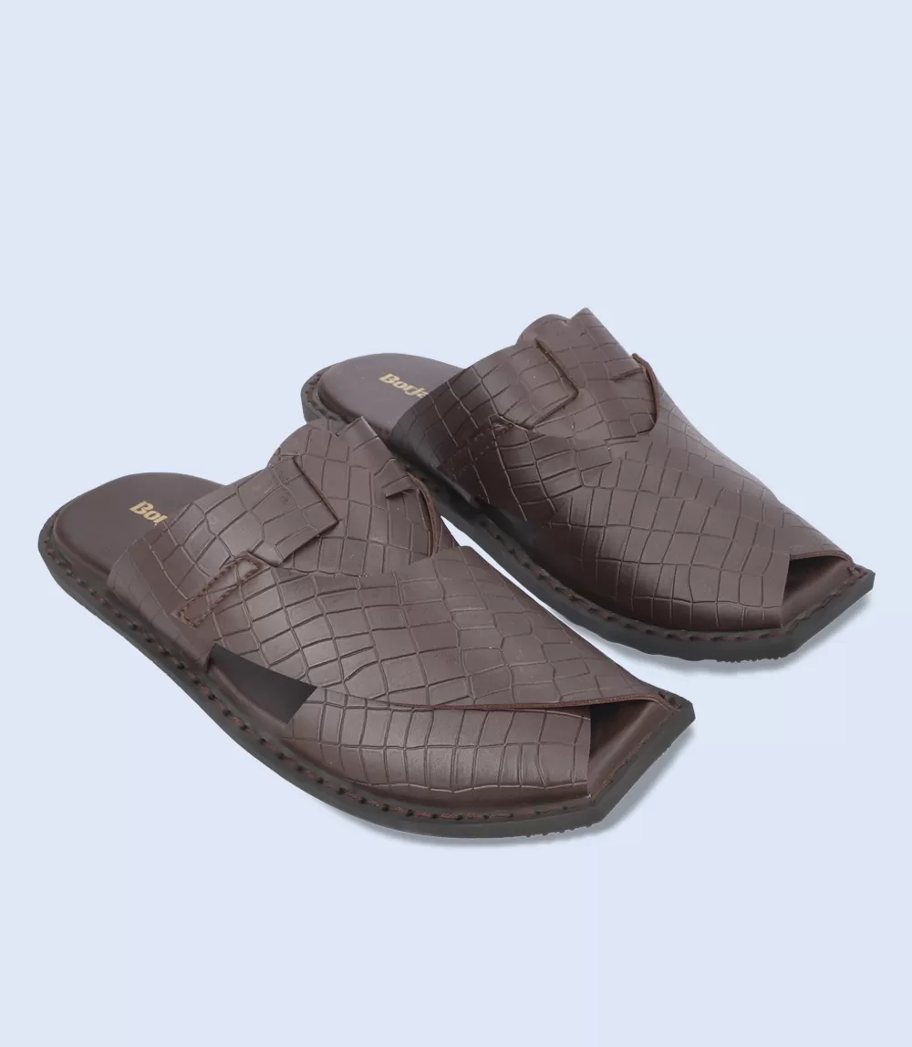 BM5618-BROWN-Men Peshawari's