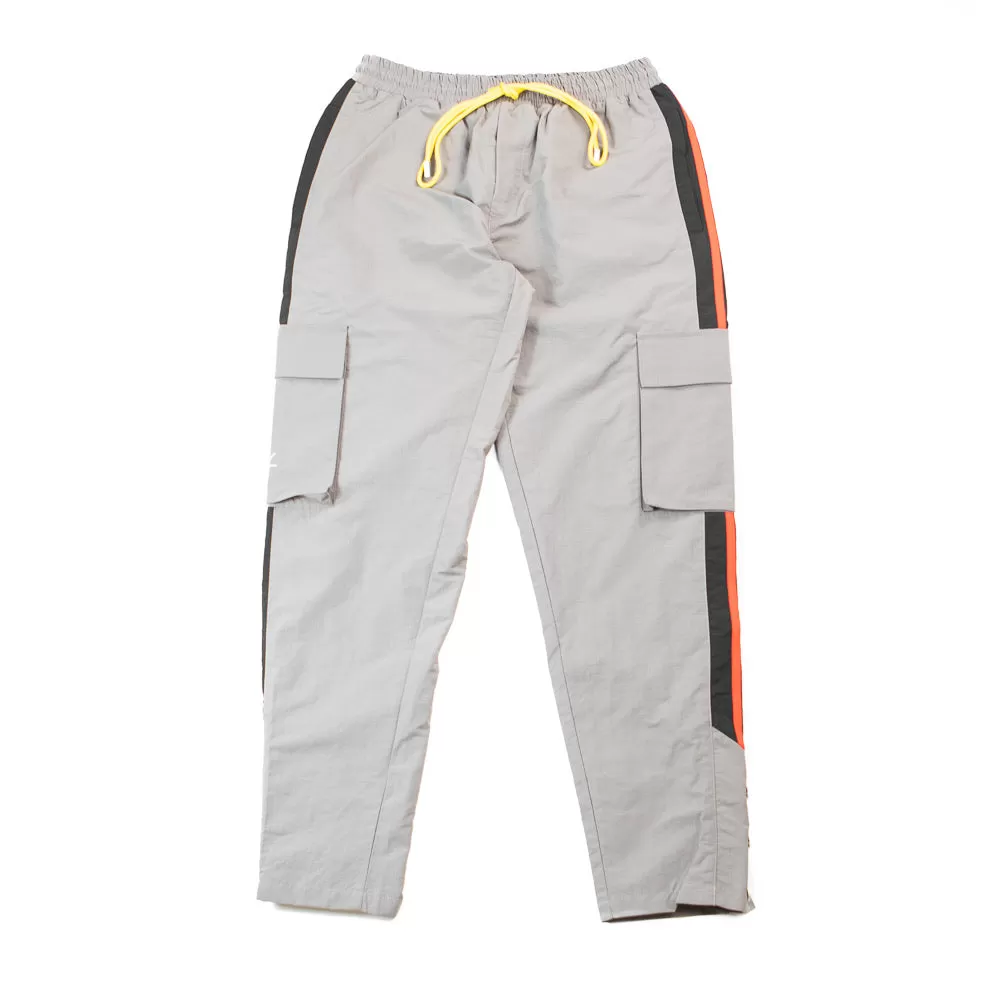 Cargo Track Pants (Grey/Red)