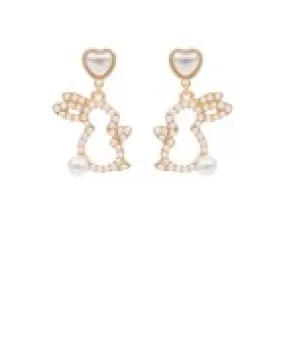 Crystal Bunny Earrings