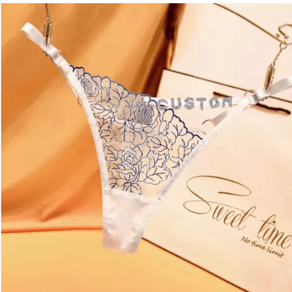 Custom Name Panties Hollow Out Lace Thong Personalized Women Sexy G Strings Panties Lingerie Underwear Intimates Girls Gift(DHL is not supported)