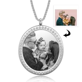 Customize Stainless Steel Photo Necklace