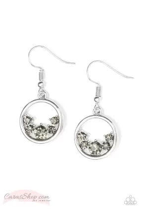 Effortlessly Effervescent Silver Earrings - Paparazzi Accessories