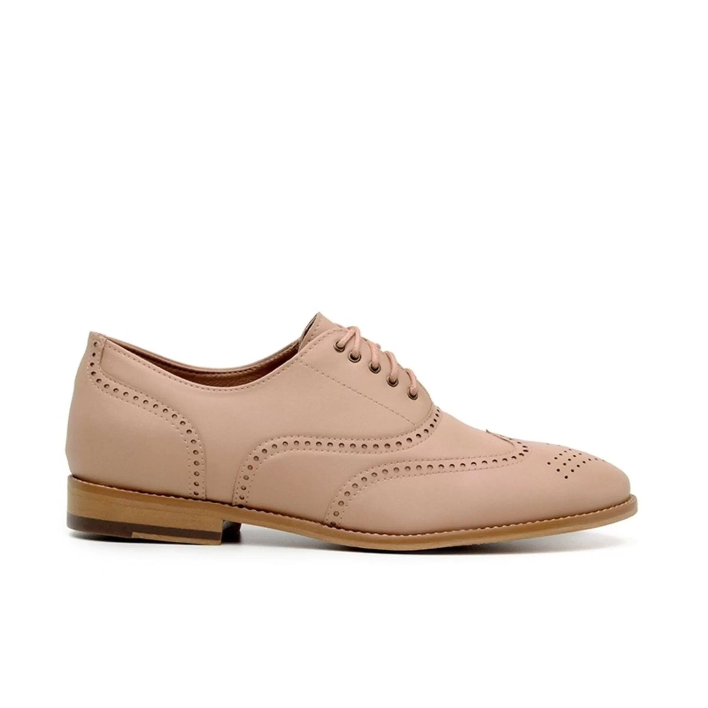 'Elena' Women's Vegan Oxfords by Ahimsa - Beige