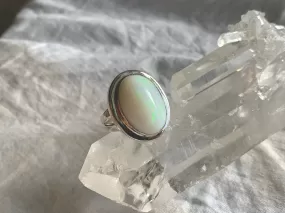 Ethiopian Welo Opal Sylke Ring - XLarge Oval