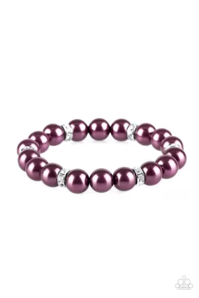 Exquisitely Elite - Purple Paparazzi Bracelet