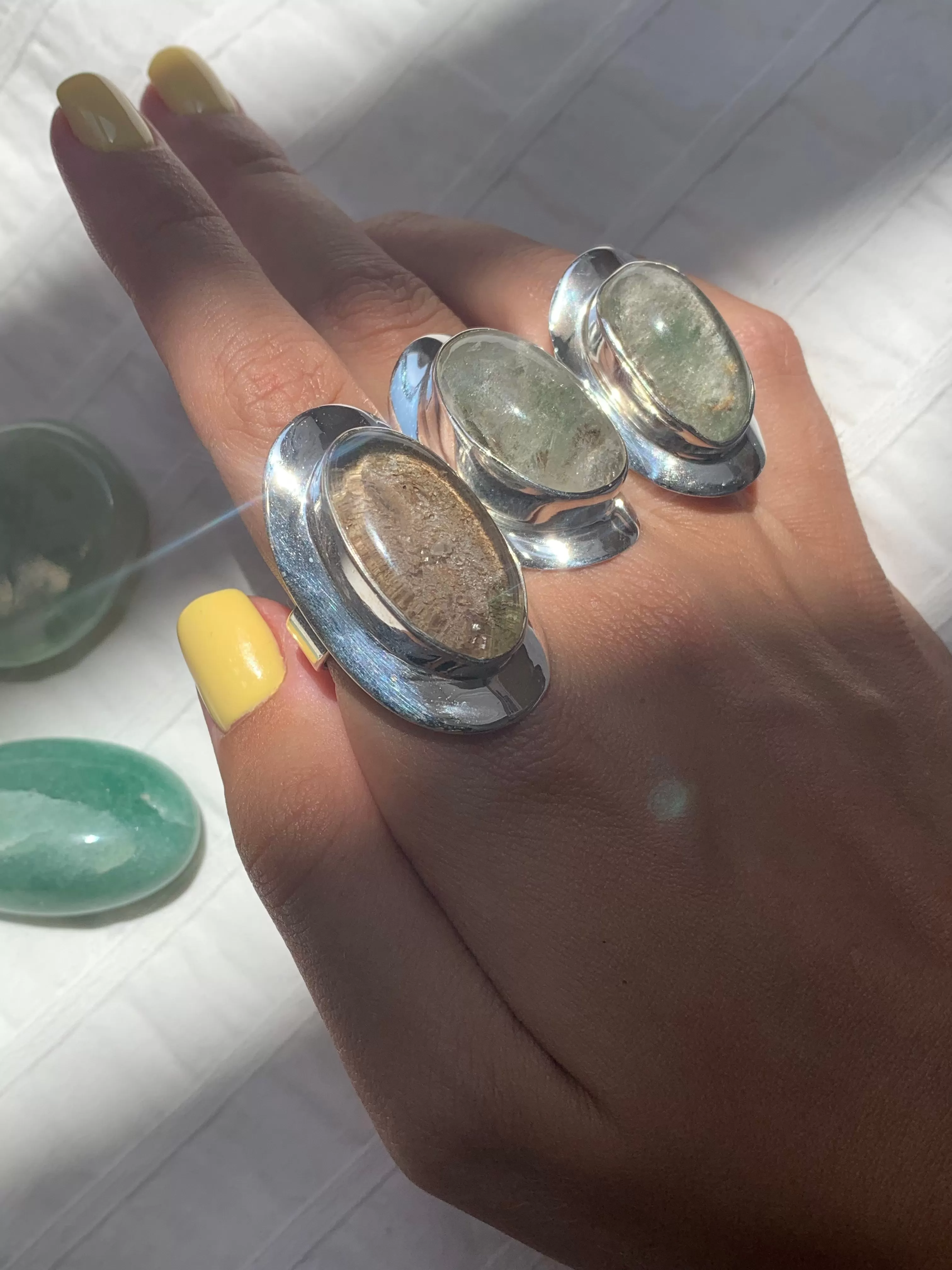 Garden Quartz Dinah Rings - Freeform