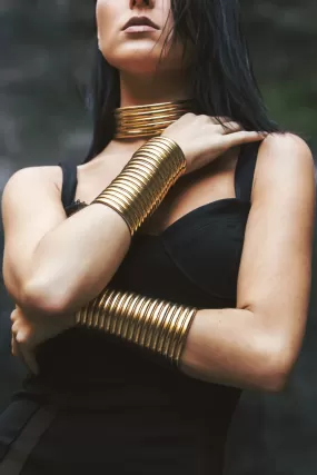 Gold Gladiator Cuff