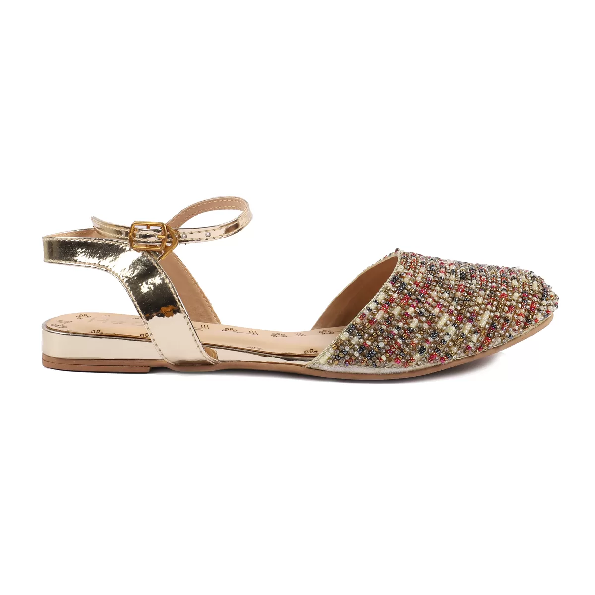 Golden Formal Sandal 094112