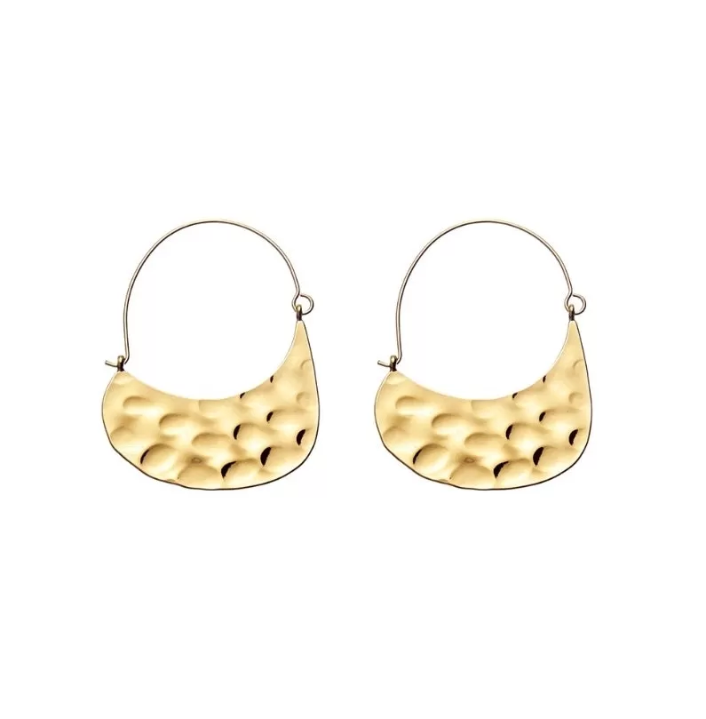 Hannah Hoop Earrings Gold