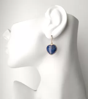 Hearts Single Drop Hook Earrings