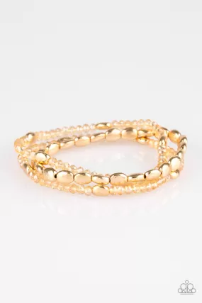 Hello Beautiful Gold-Bracelet