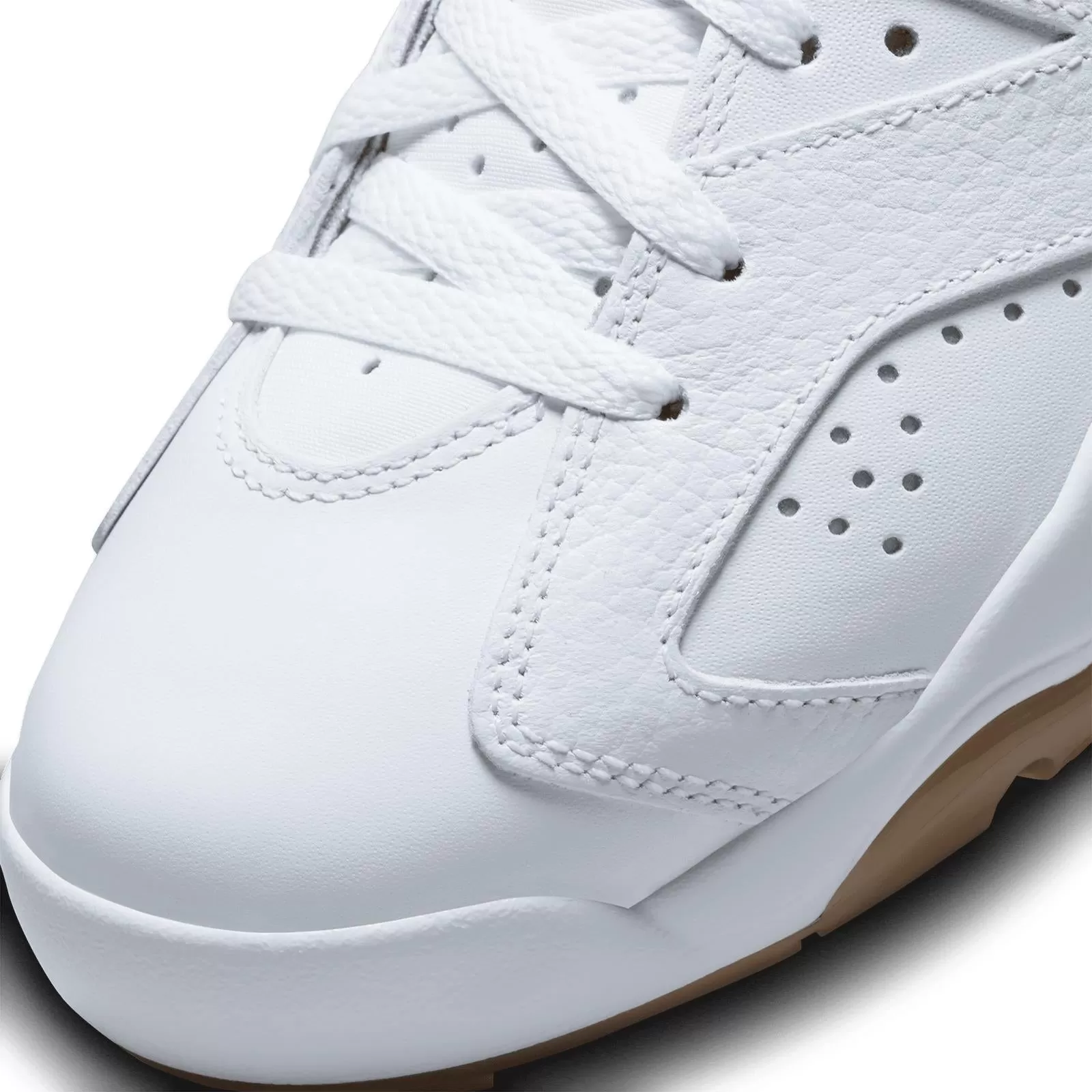 Jordan Retro 6 Golf Shoes White/Brown - AW23