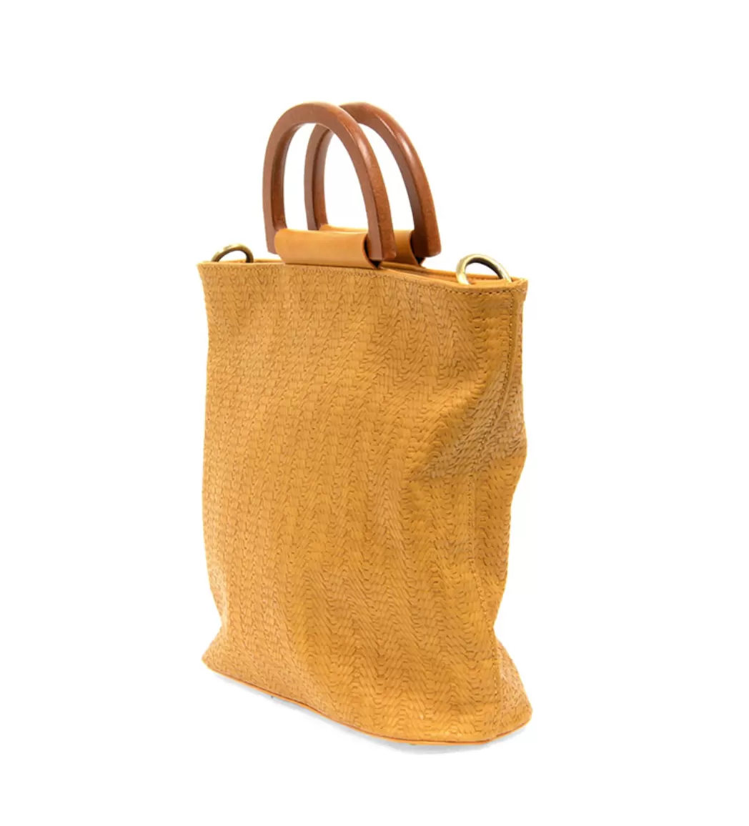 Joy Susan Lily wooden handle tote (4 colors)