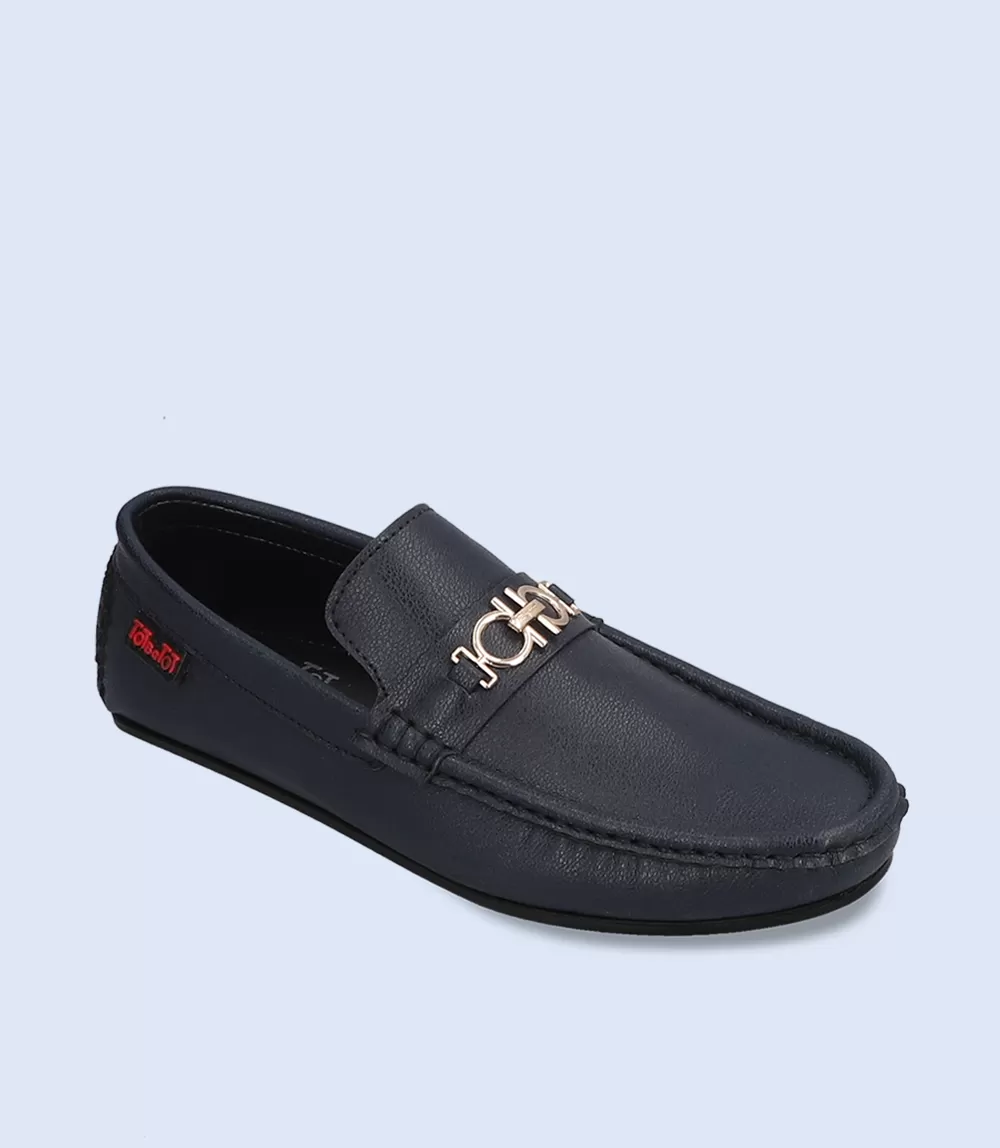 KB0062-BLUE-Boys Casual Slip On