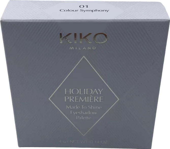 kiko Holiday Première Made To Shine Eyeshadow Palette 01 Colour Symphony 4g