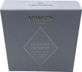 kiko Holiday Première Made To Shine Eyeshadow Palette 01 Colour Symphony 4g