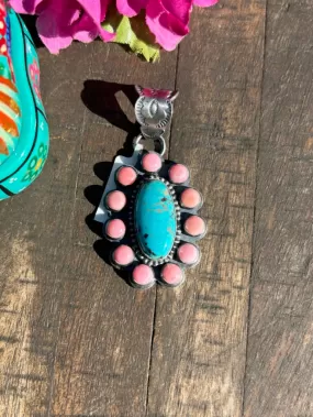 Kingman and "Cotton Candy" Pendant #1