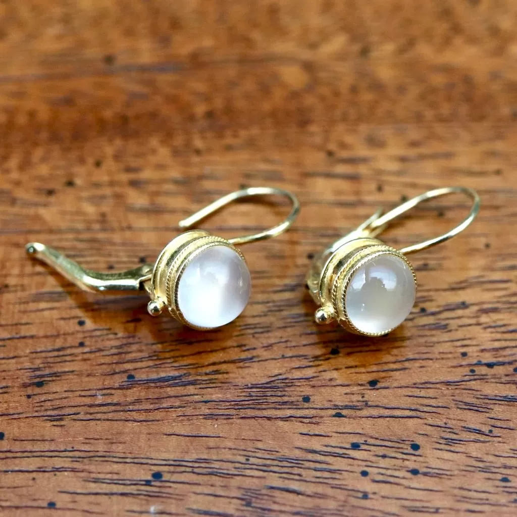 Meg Pepperidge Moonstone Earrings