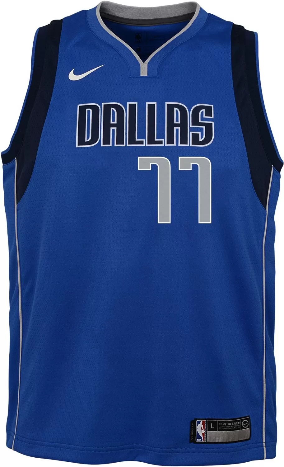 NBA Boys' Dallas Mavericks Luka Doncic 77 Swingman Icon Jersey