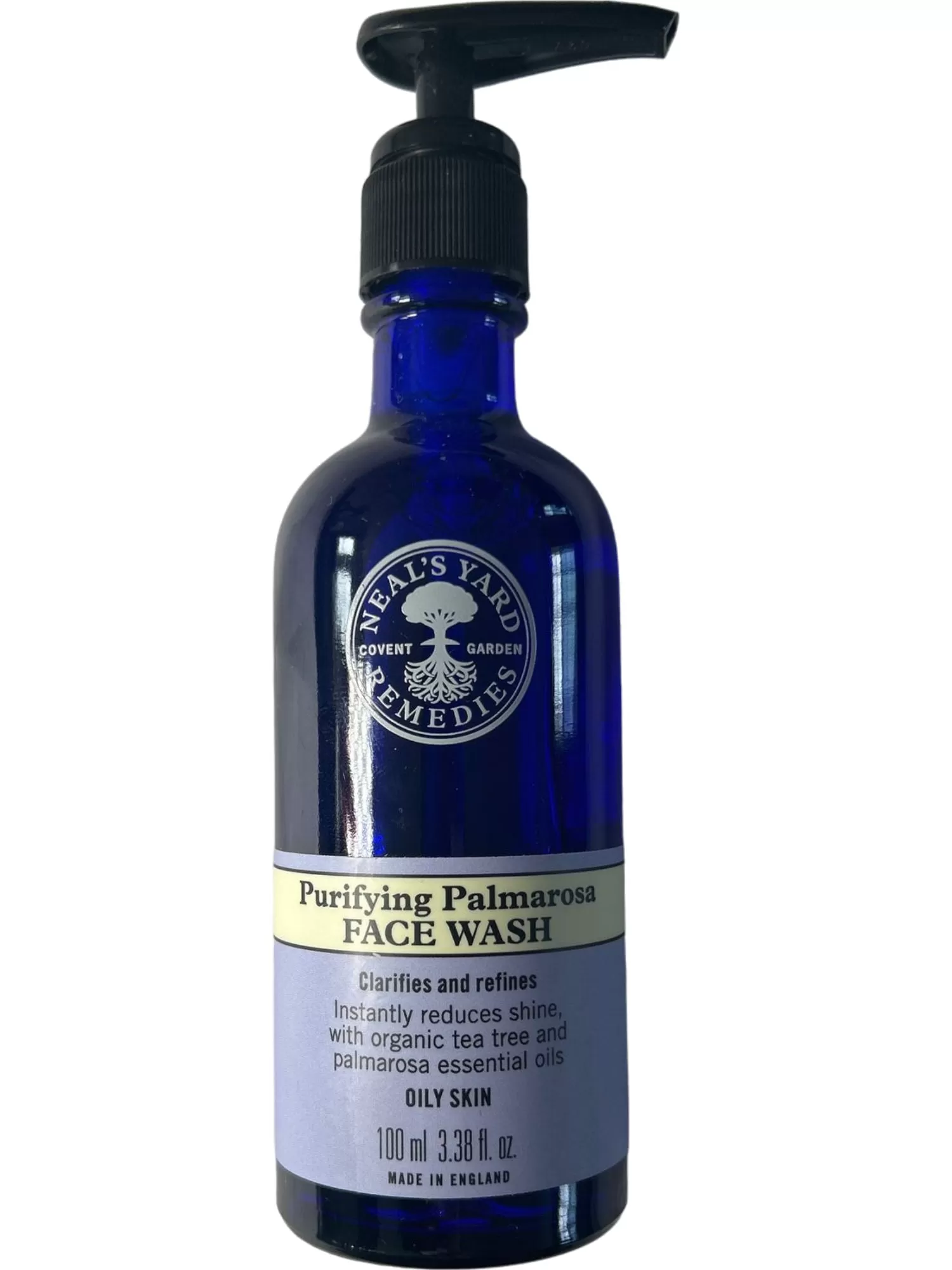 Neals Yard Remedies Black Purifying Palmarosa Facial Wash Skin Care 100ml