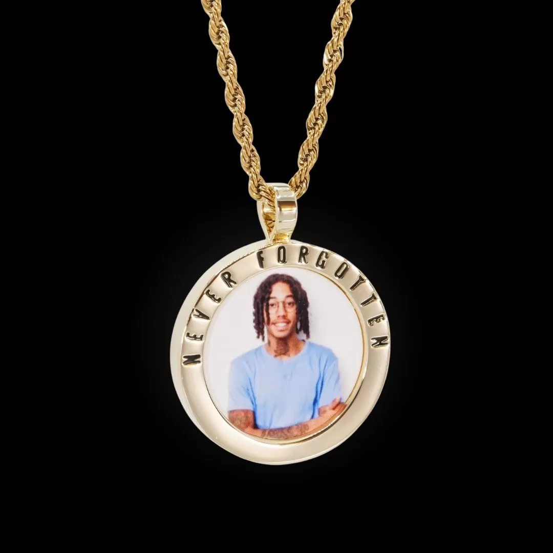 Never Forgotten Photo Pendant