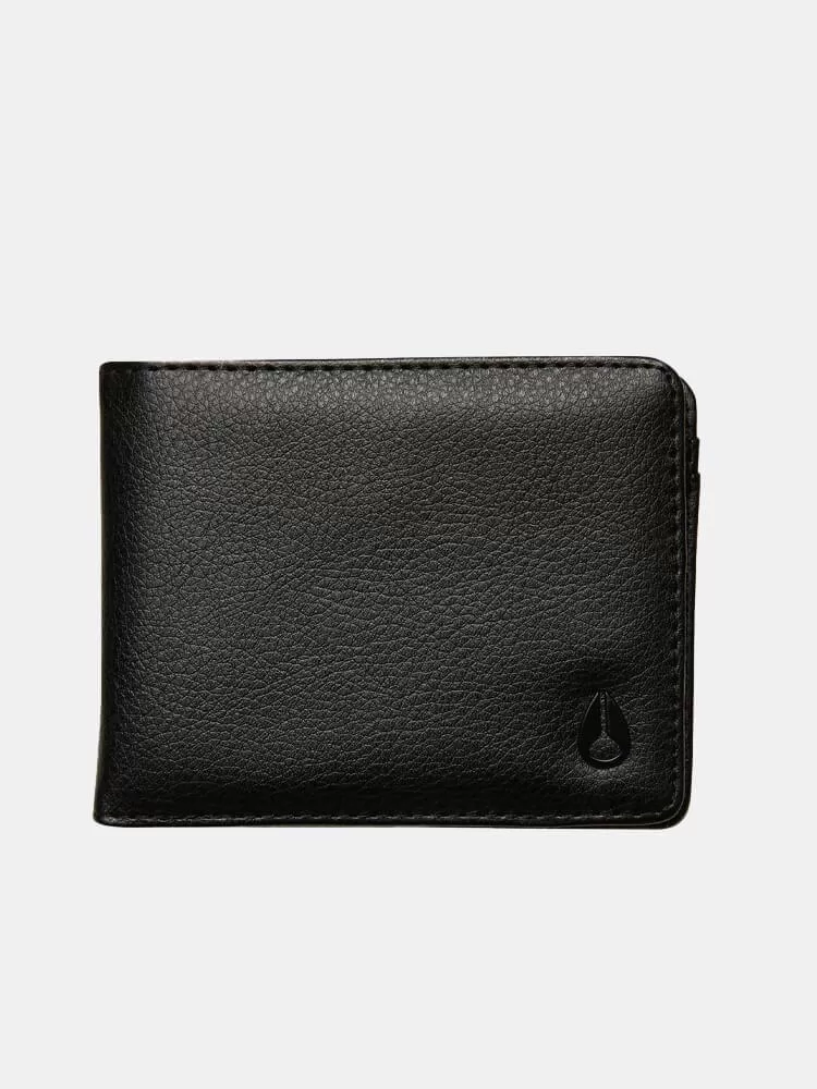 Nixon Cape Vegan Leather Wallet - Black