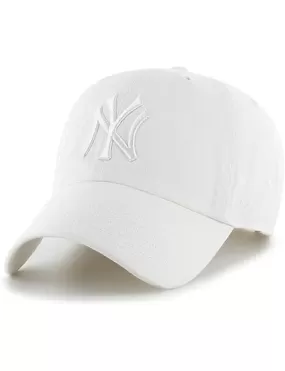 NY Yankees Basic Ball Cap, Coconut/White