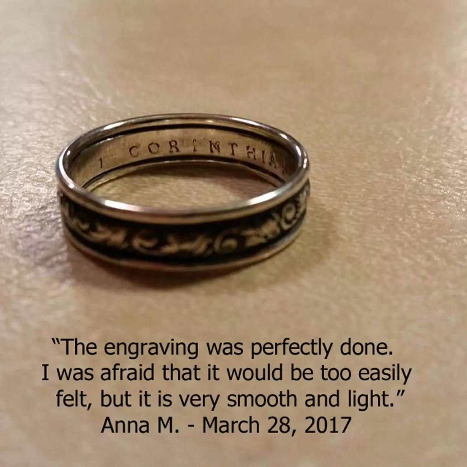 Personalized Inside Ring Engraving - For Engagement Rings, Wedding Rings, Promise Rings, and Gifts - Add-On for Engraving Only