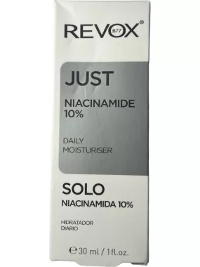 Revox Just Niacinamide 10% Daily Moisturiser 30ml